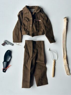 GI Joe Vintage 1964 1965 Action Soldier MP Military Police Uniform & Accessories